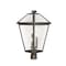 Z-Lite Talbot 3 Light Outdoor Post Mount Fixture, Oil Rubbed Bronze And Seedy 579PHXLR-ORB - alternate 2